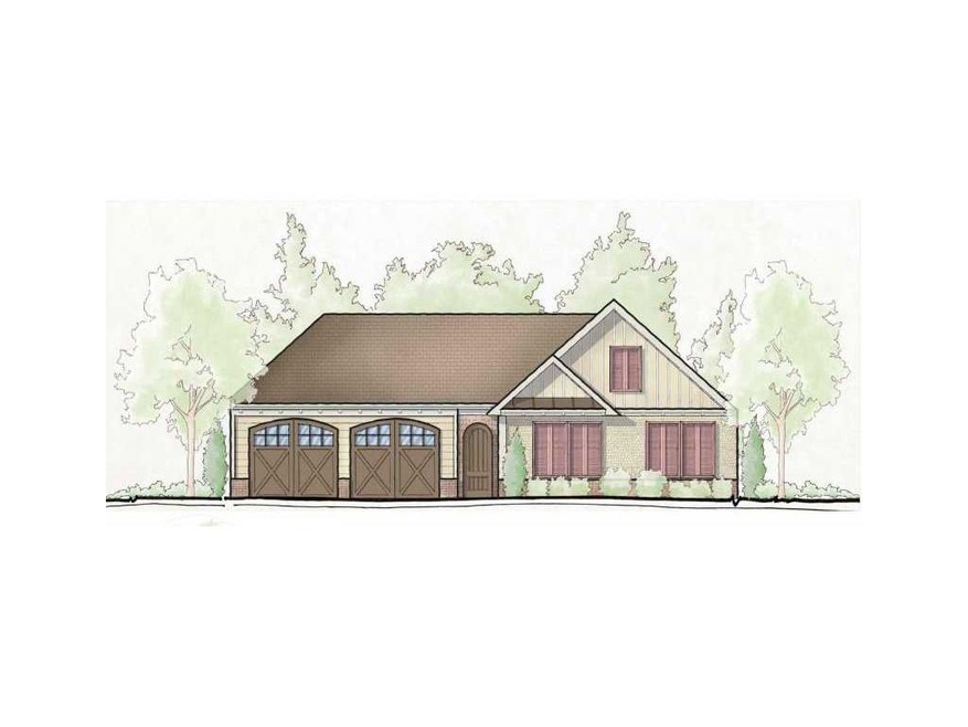 Facade/Exterior Front. The Brentwood-Builder Rende