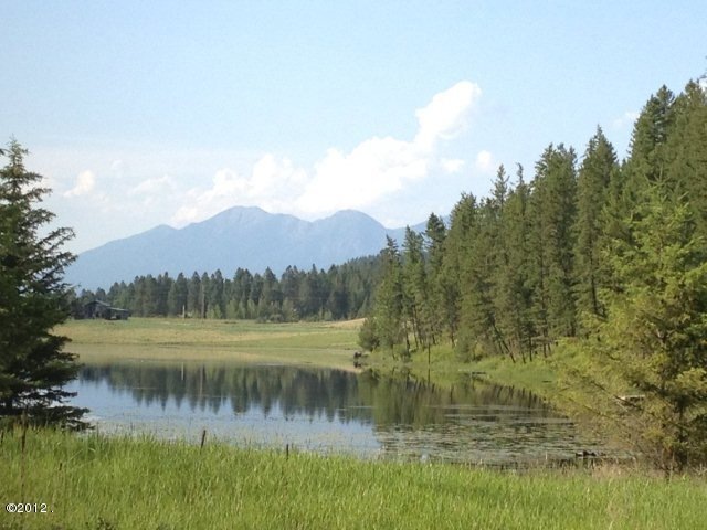 View of Clark Lake & Swan Range
