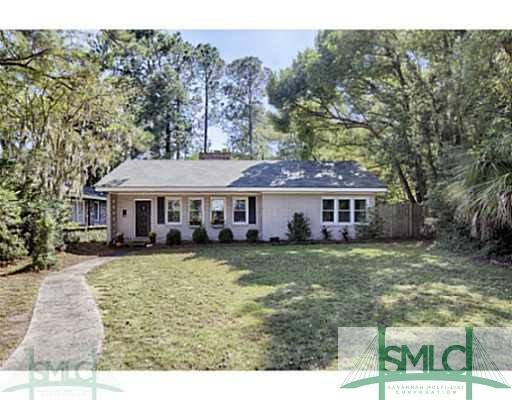 Exterior Front. All brick home, set back off stree