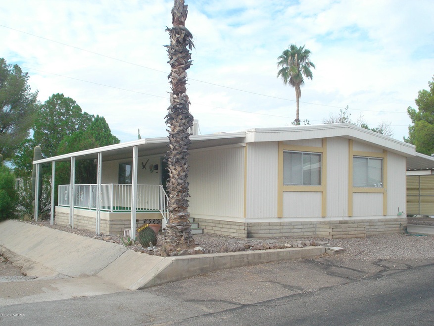Front View-Porch-Arroyo Lot