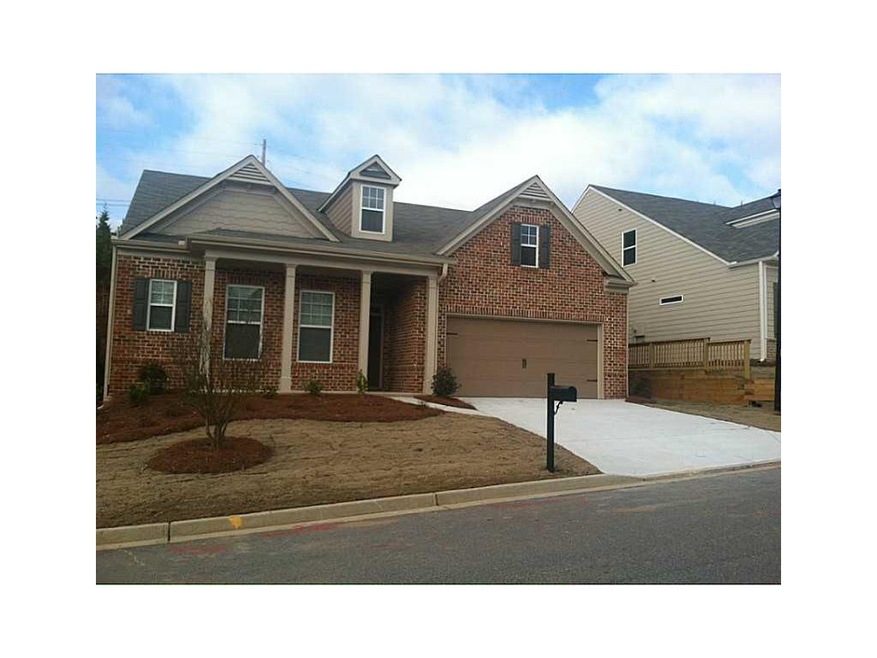 Exterior Front. Oakdale B with Brick Elevation