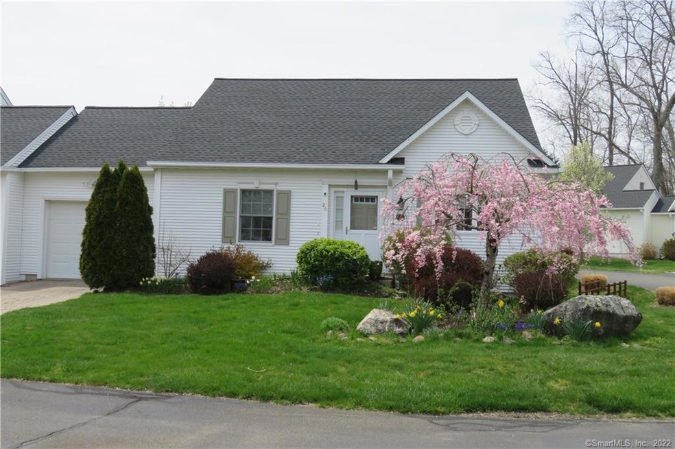 Large Cape Cod style end unit for extra privacy.