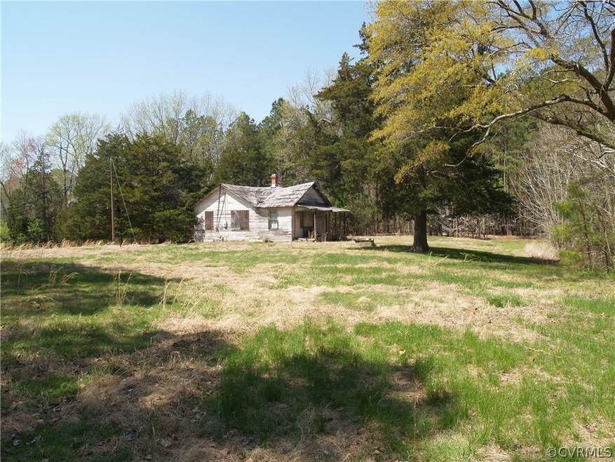Side yard looking towards house site.