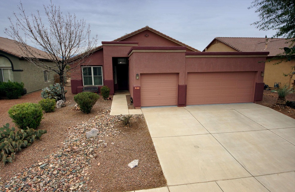 Front of home ( 3 car garage)