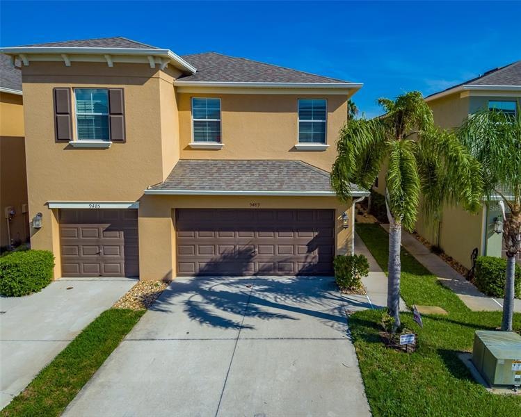 Spacious and rare--two car garage!