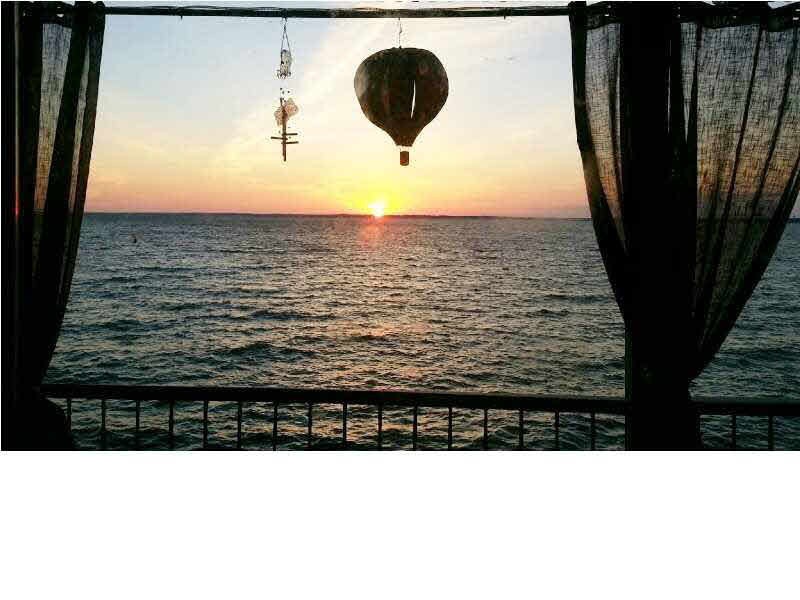 View from covered deck, off family room.