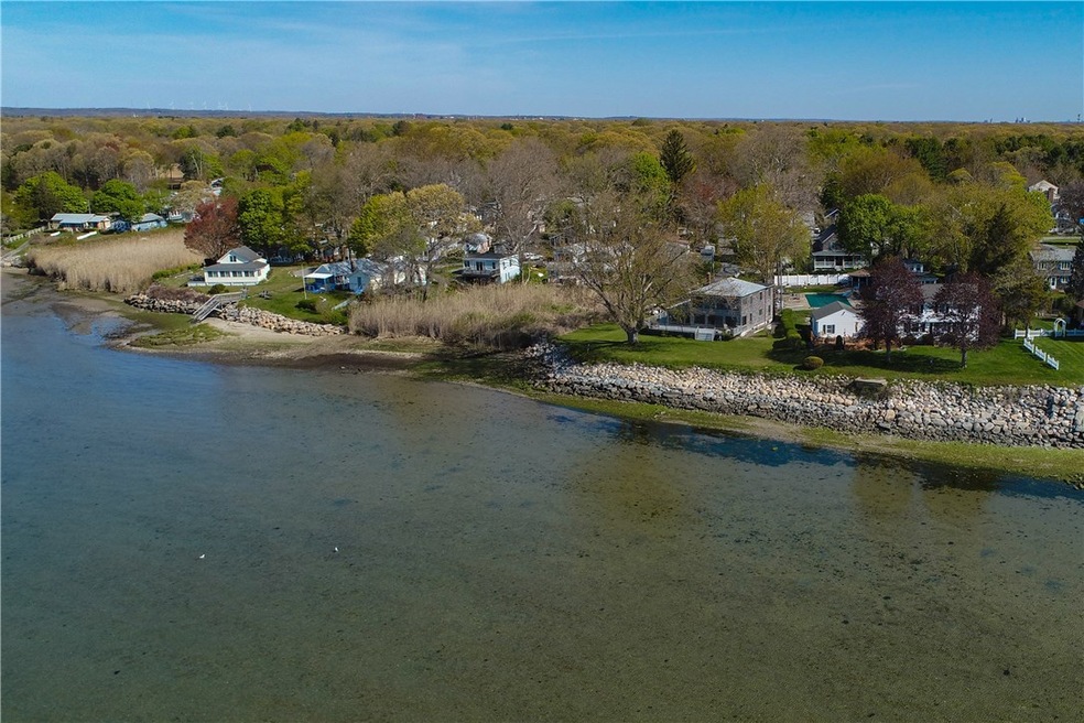 View From Drone over Greenwich Bay