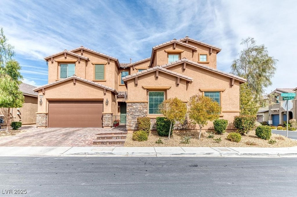 View of front of property with an oversized attach