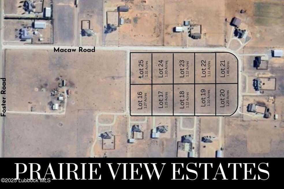 Prairie View Estates Plat Map