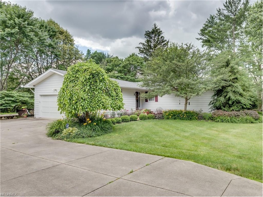 Lovely ranch with lower level walk-out.  Larger th