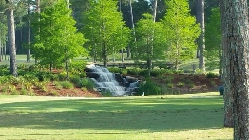 Golf Course Waterfall