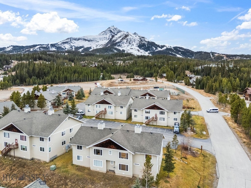 Aerial of Cedar Creek Condos with Lone Mountain