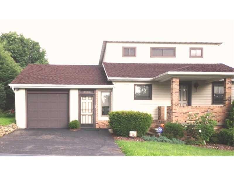 Exterior Front. Two story home with nicely sized r