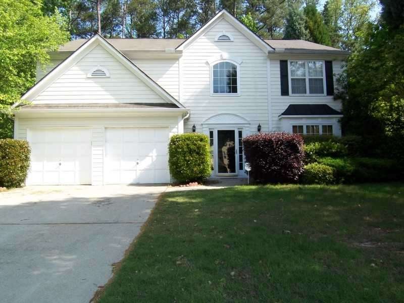 Exterior Front. 2 story West Cobb home with firepl