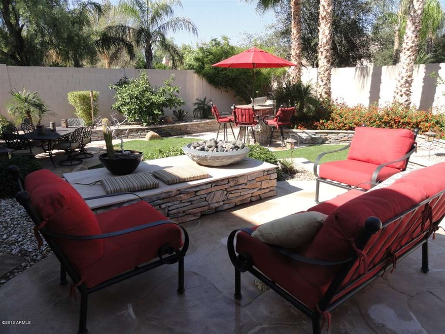 Backyard Seating Area