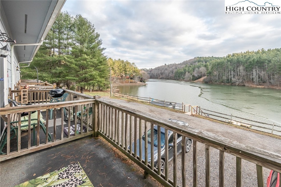 Lake view from the deck