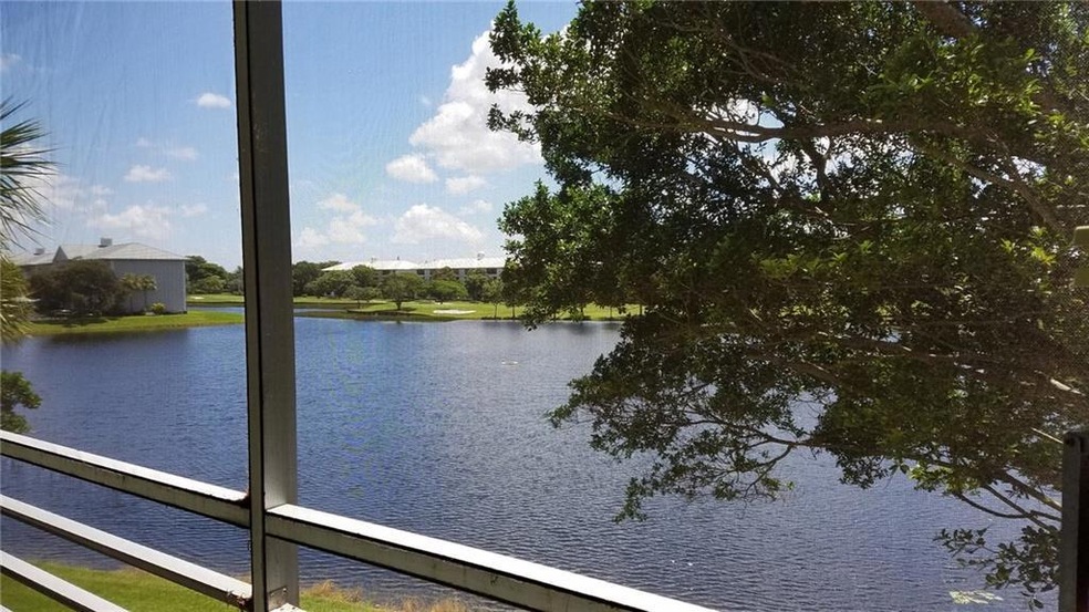 Beautiful view from the screened balcony.