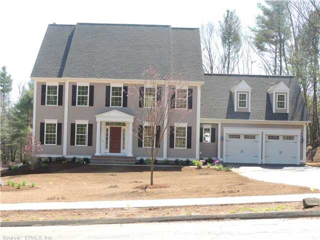 Exterior Front. Lawn is being seeded for grass as 
