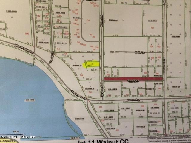 Walnut lot 11 lot map