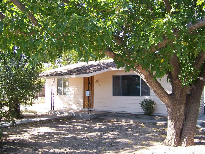 front of property