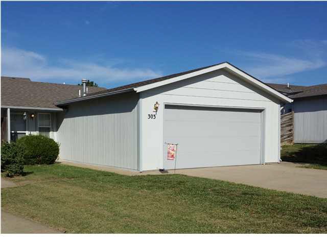 This is the north unit of a twin home located at t