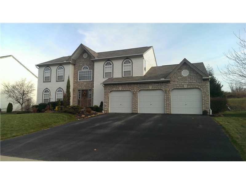 Exterior Front. Stone Accent  Colonial with 4 bedr