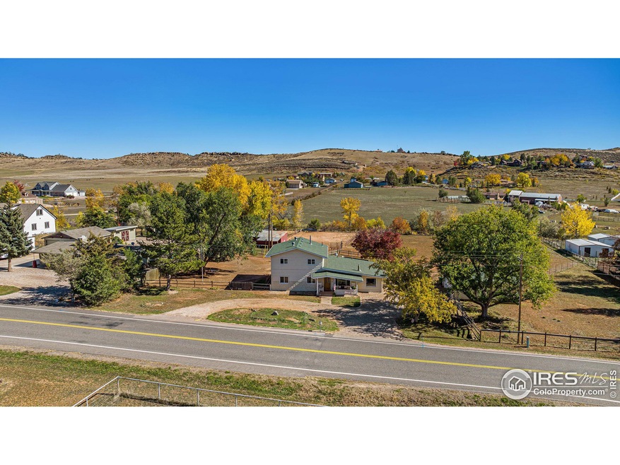 Aerial View of the Front of the Home