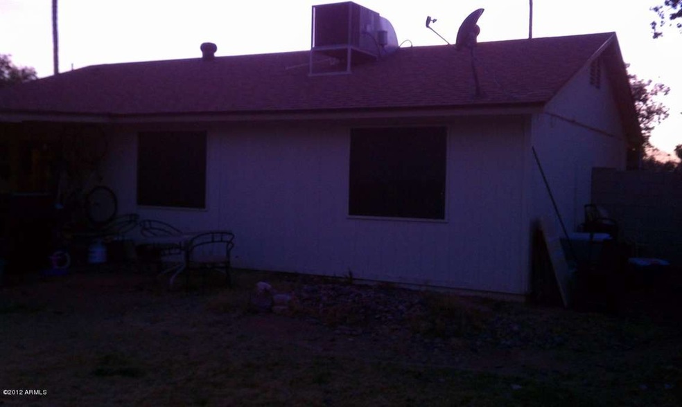 Rear View of Roof and A/C