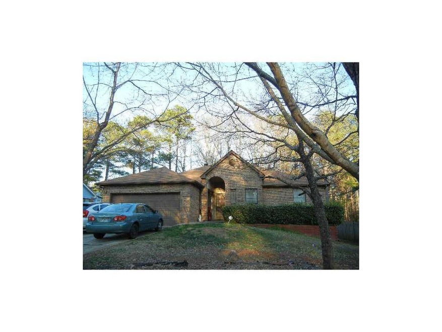 Exterior Front. All brick 4 bedroom home