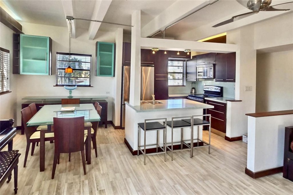 Kitchen and Dinning room open to the living room.