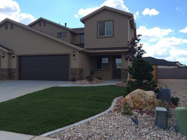 Finished and front landscaped