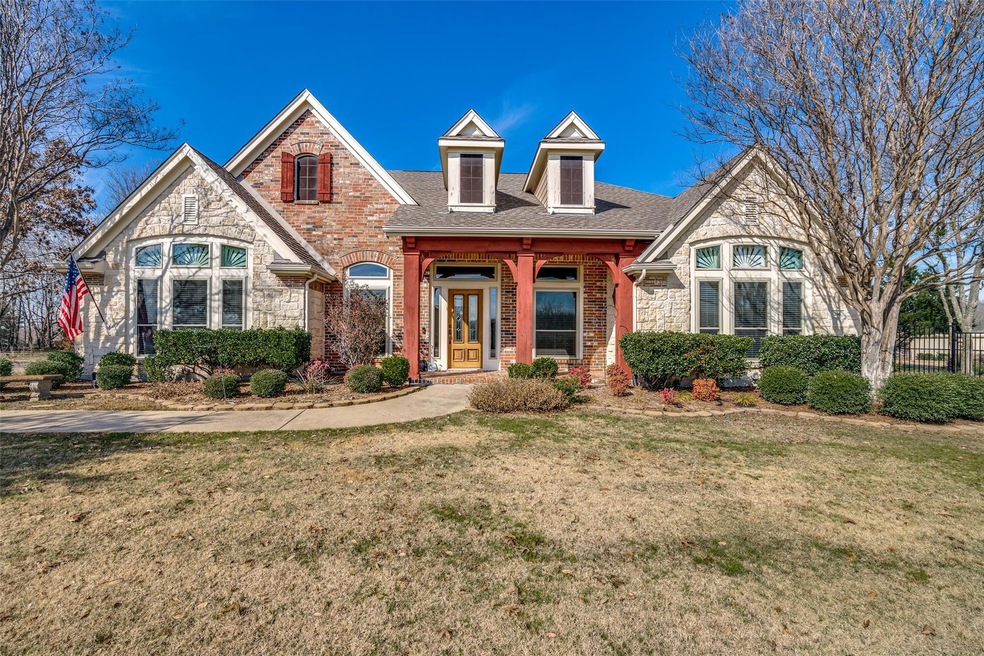 Landscaped front of house