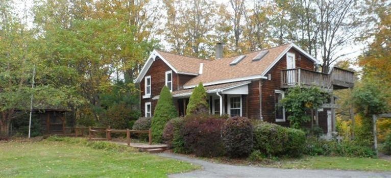 A gorgeous home with mature landscaping