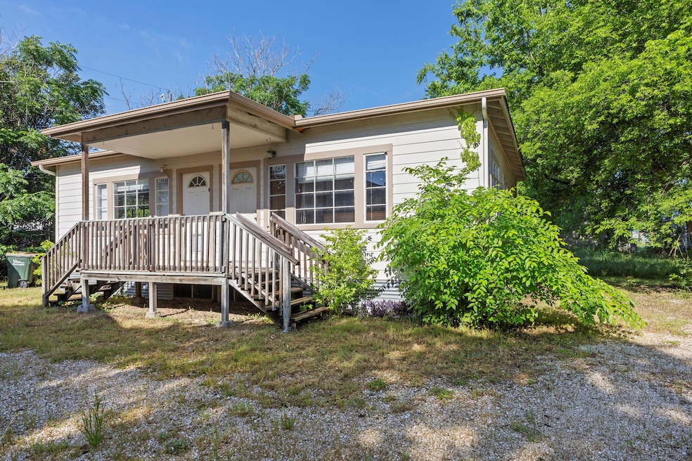 View of front of house with covered porch