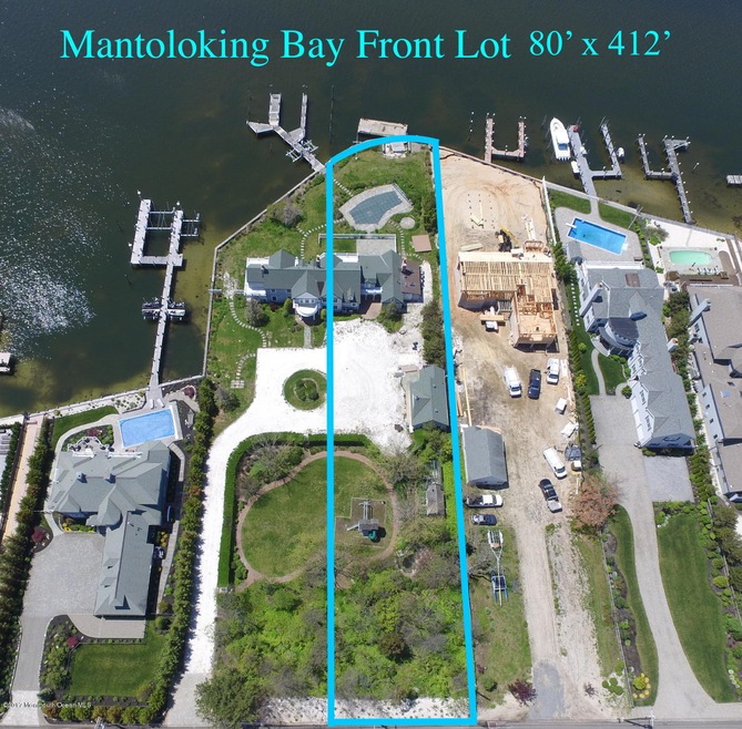 Mantoloking Bay Front Lot 80 x 412