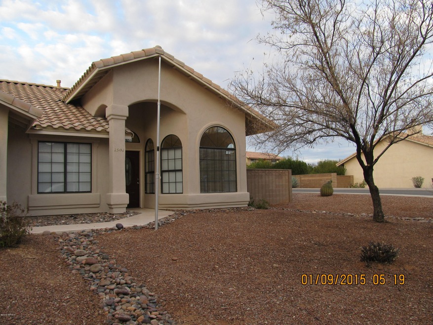 Front of home and yard