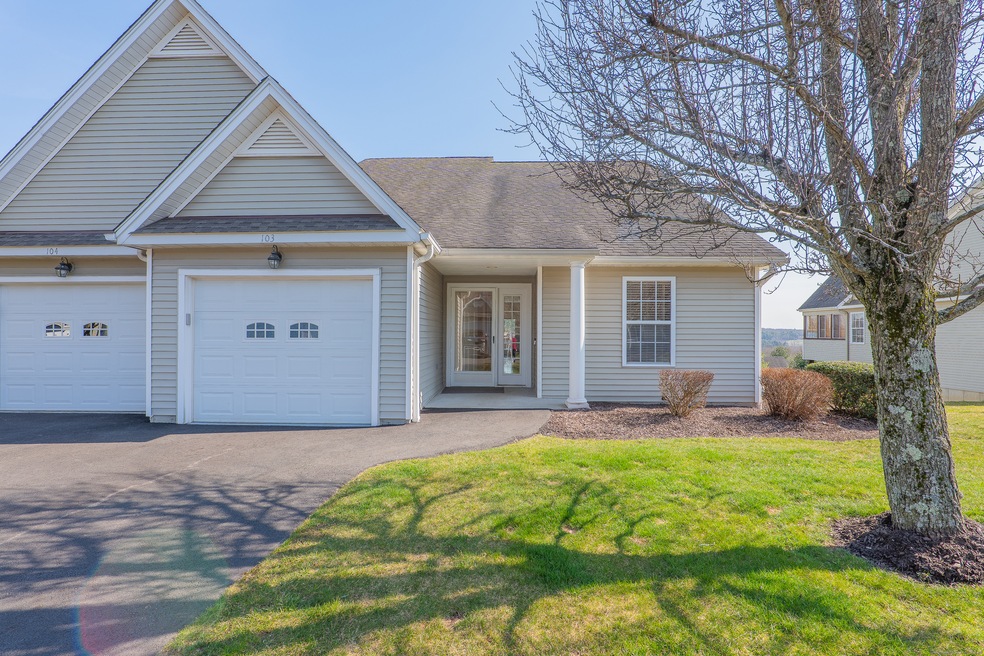 End unit front entrance
