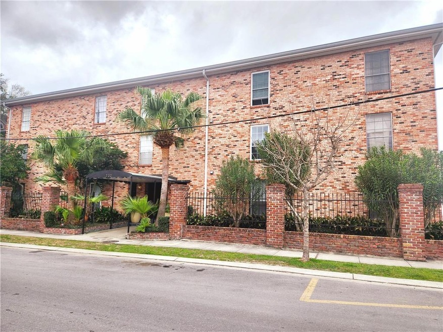 Front of the condominium complex