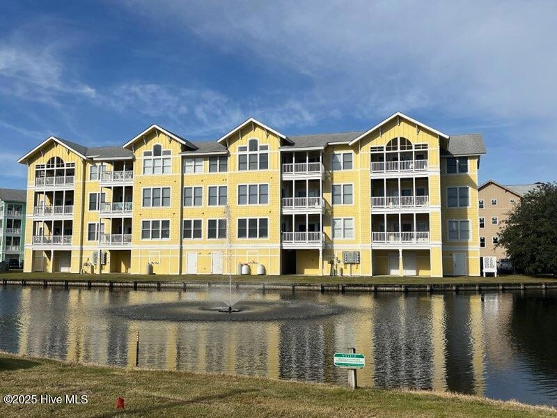 front of building