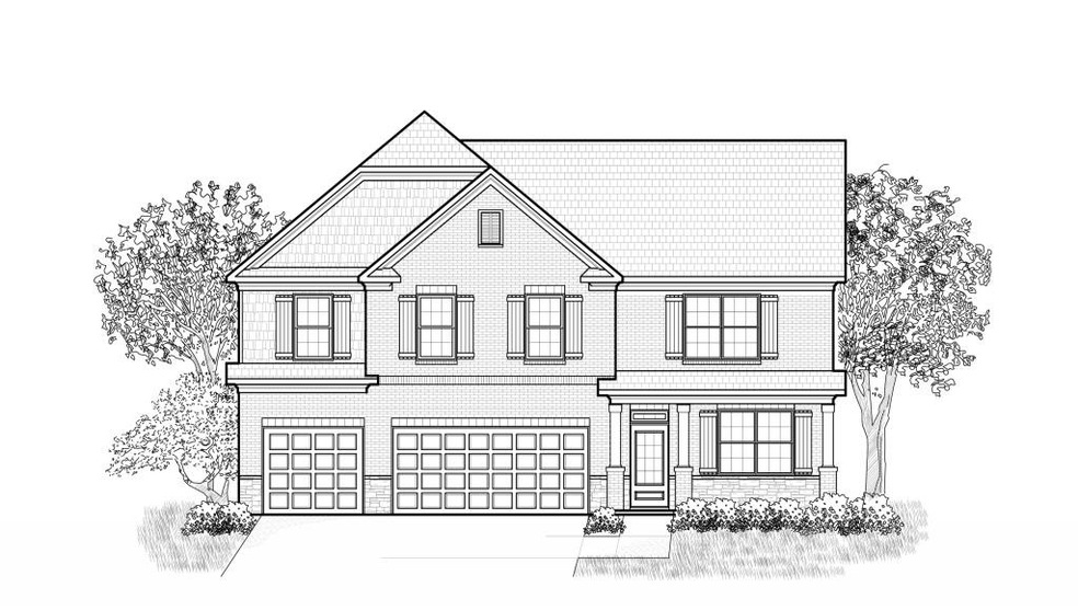 Black & White Rendering of Plan & Elevation