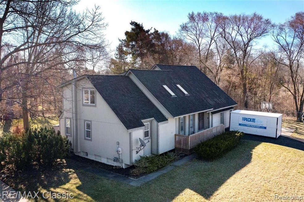 This Wolverine Lake Village home has a picturesque