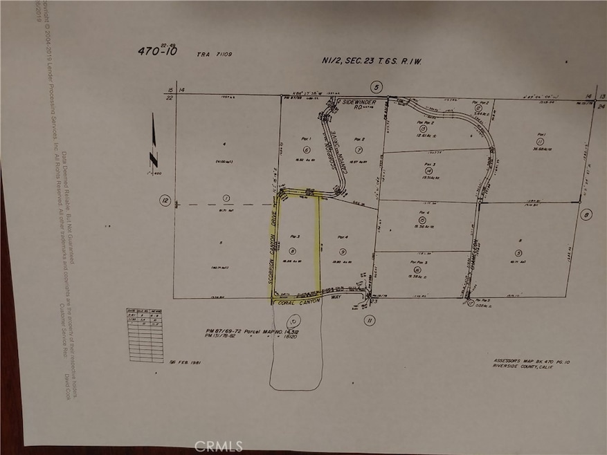 0 Lot 6 Scorpion Canyon Rd unit OC25184054, Hemet, CA 92545 - photo 1