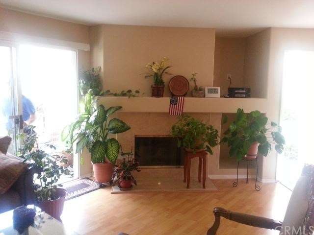 Fireplace plus access to your own patio area