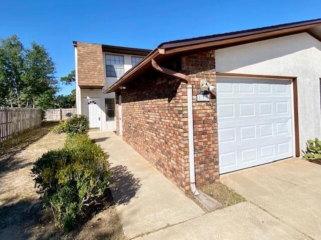 Front of townhome