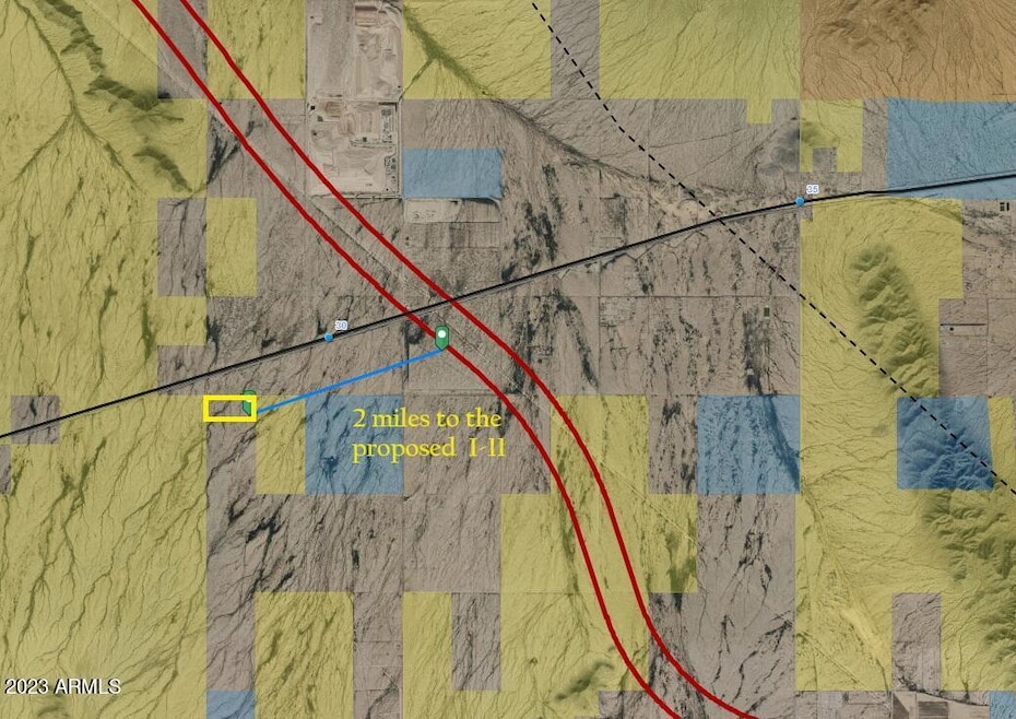 2miles to I-11
