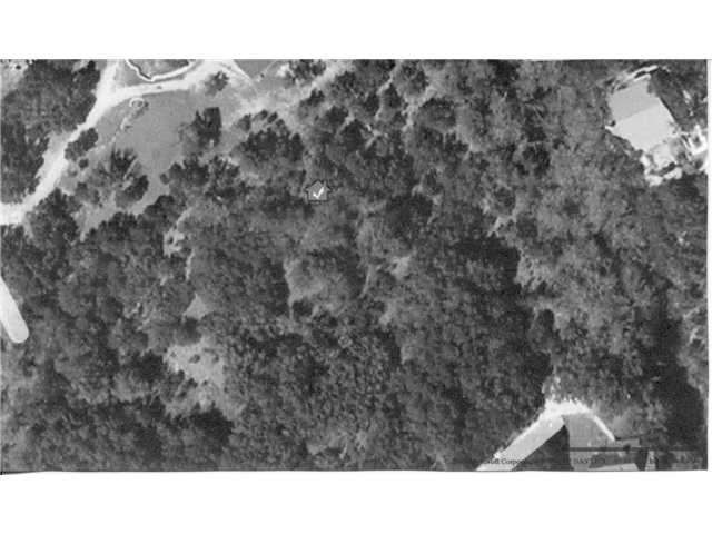 Aerial View : Lick Creek is to the right below hou