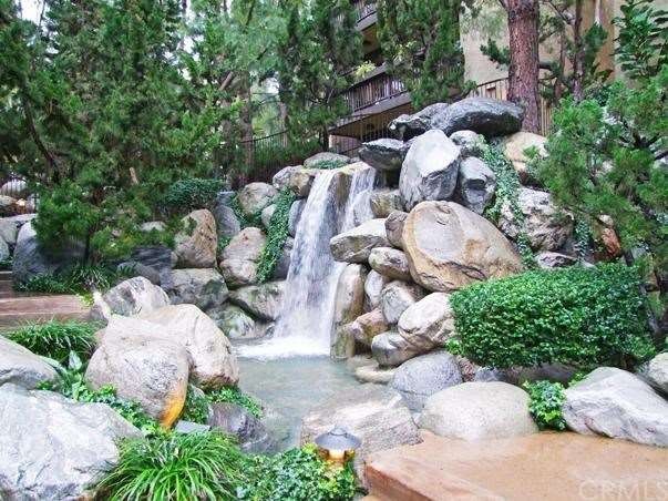 Waterfall in common area