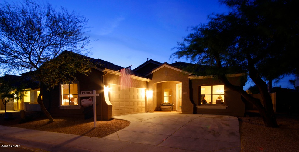 front at dusk