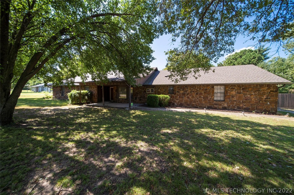 Nice rock house on just over an acre