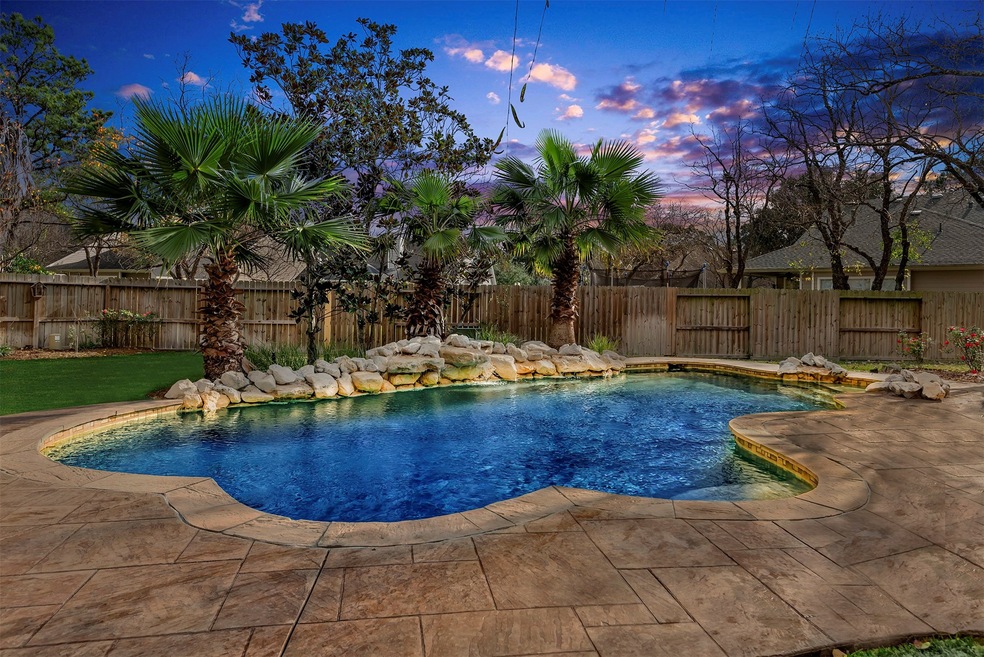 Private backyard oasis on over 1/3 of an acre! With pool perfectly situated to one side of the yard, to maximize yard.